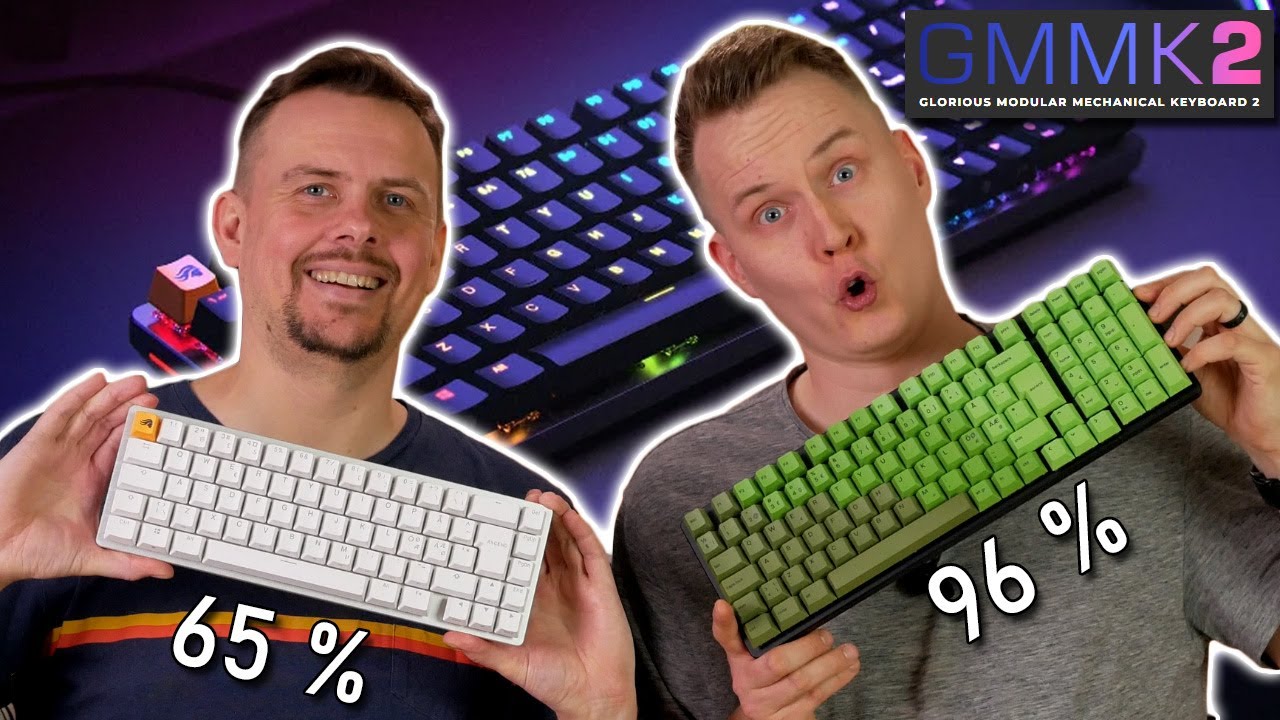 LAATUA JA ERIKOINEN KOKO! Testissä Glorious GMMK2 näppäimistöt (65% & 96%)