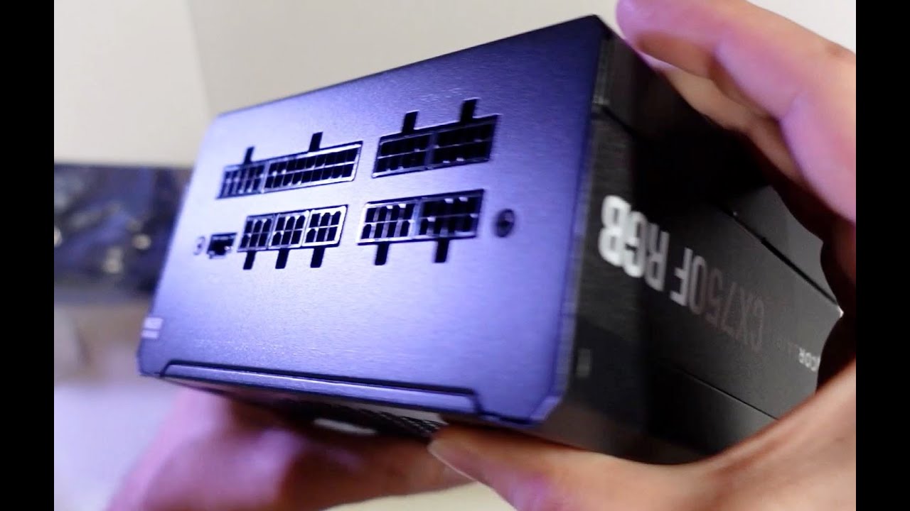 ASMR Unboxing - Corsair CX750F RGB Power Supply PSU (Silent)