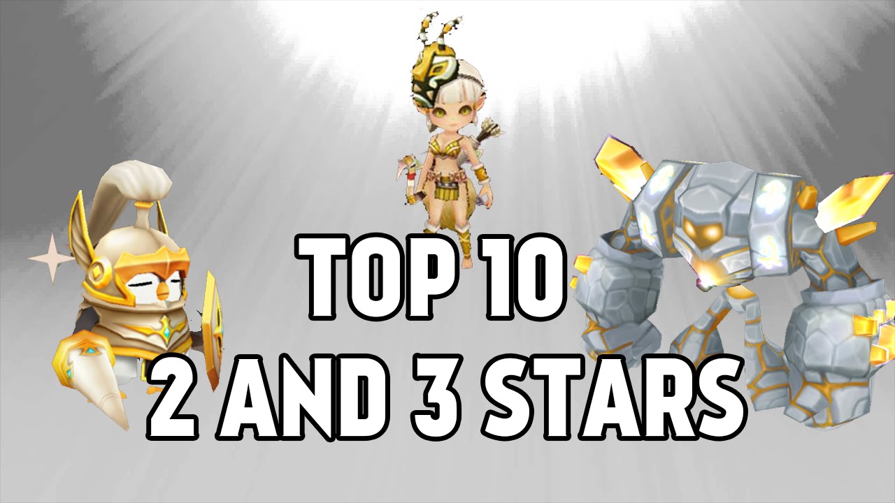 SUMMONERS WAR | Top 10 2 and 3 Star Monster (Light) - Beginner&acute;s Guide