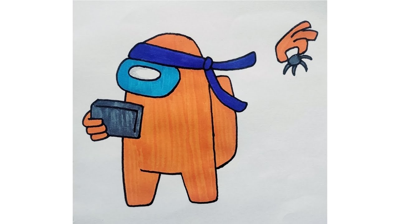 Easy Drawing of a Tracker from Among Us || How to Draw a Tracker || Kid's Drawing ||