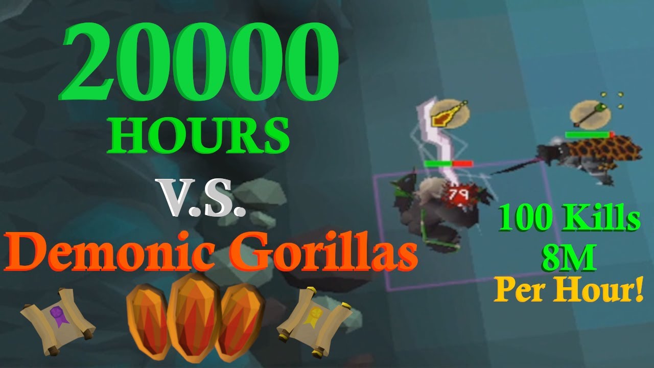 How A GRANDMASTER Does Demonic Gorillas (100 kills/8m hr)