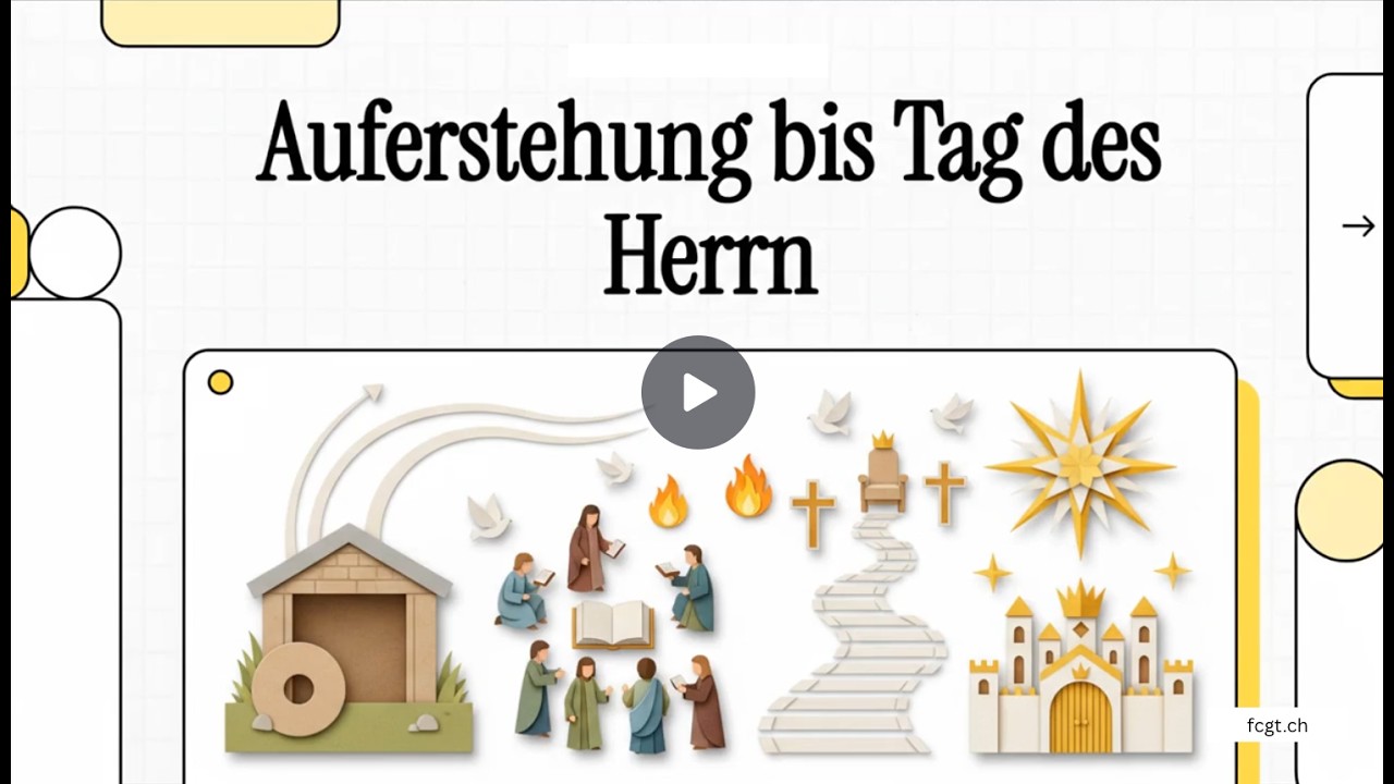 Wie rettet Jesus - Gottes Heilsplan verstehen - Teil 2 - Auferstehung bis Wiederkunft - Bibelprojekt