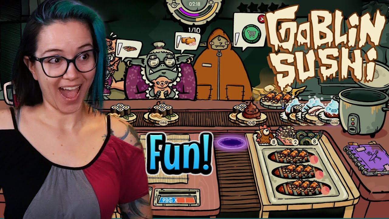 Goblin Sushi - A New Cooking Game | Chaotic | Management