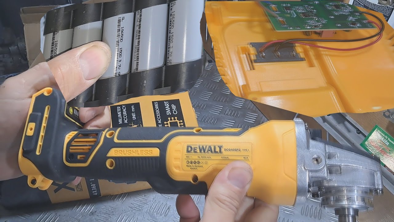 Аккумуляторная болгарка DEWALT405(Китай) при нагрузке уходит в защиту.