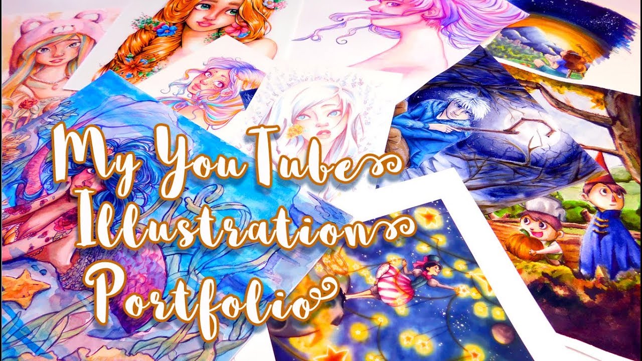 My Illustration PORTFOLIO - Old Copic Marker & Watercolor Art! - MissKerrieJ -
