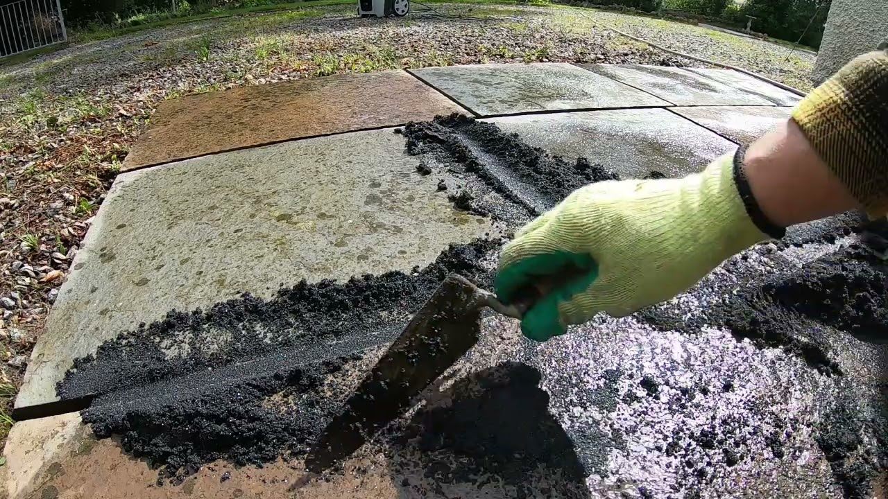 How to Re-point Old Paving