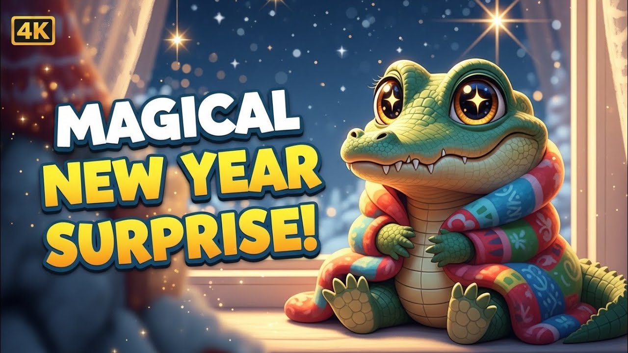 He Fell Asleep Waiting for the New Year 🎊🕛 | A Magical New Year Song for Kids ✨