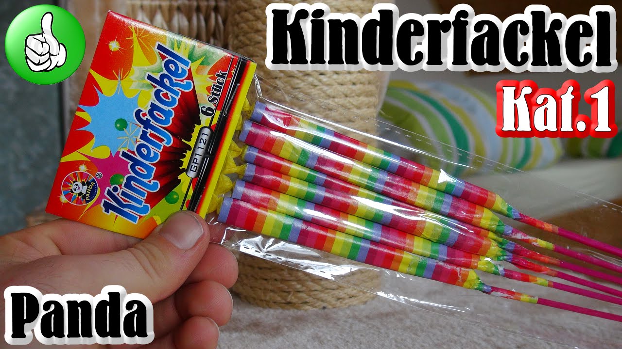 Panda Kinderfackel / einzeln und 5-fach [Full HD]
