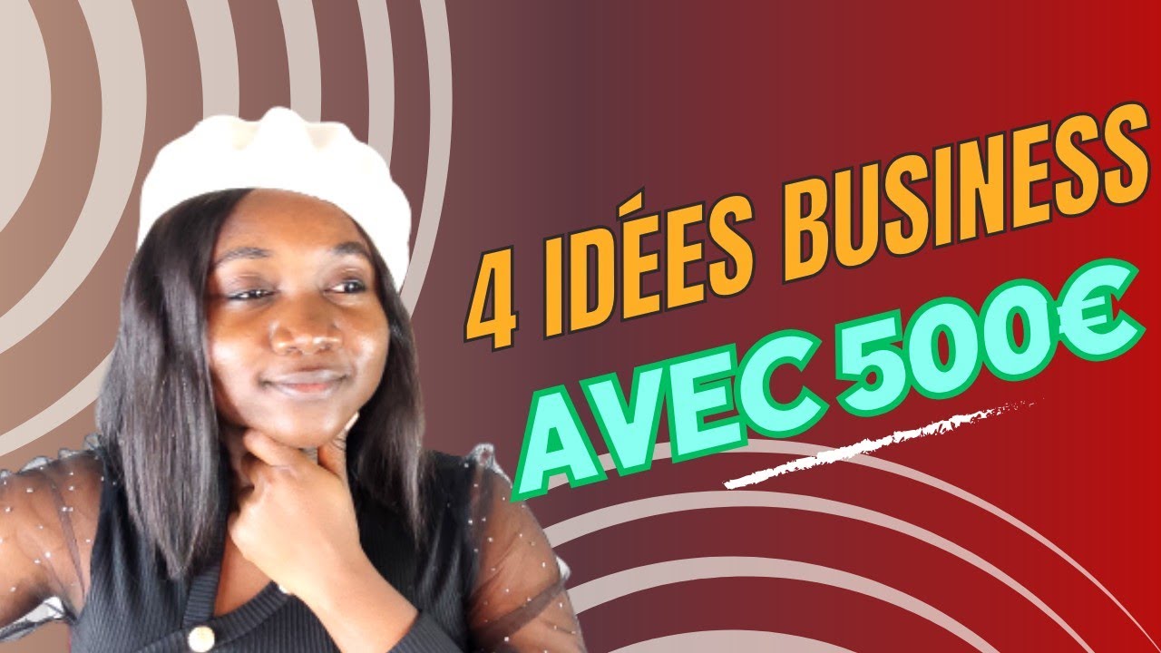 Top 4 idées business rentables à lancer avec 500€