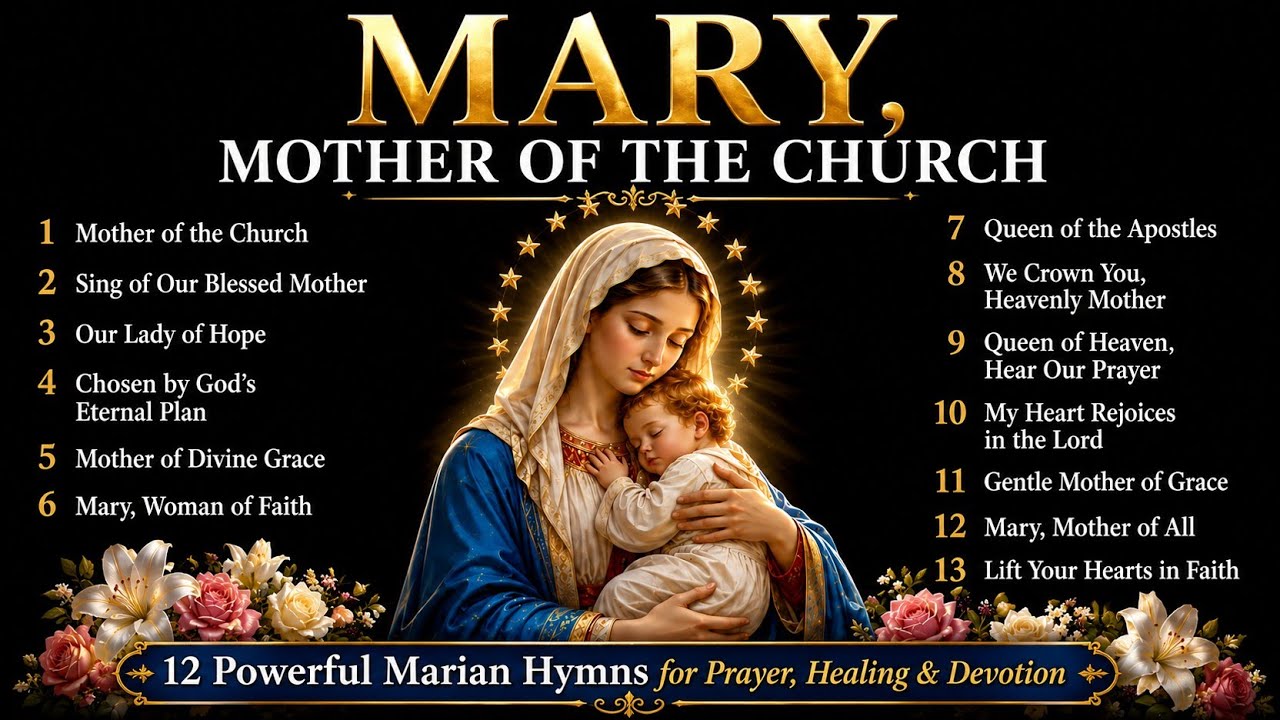 Mary, Mother of the Church | 12 Powerful Catholic Marian Hymns for Prayer, Healing & Devotion 
