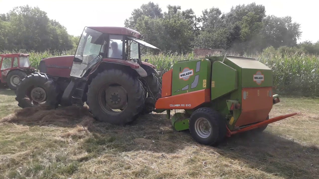 Wolagri COLUMBIA R10 EVO  széna bálázás 2018.06.27 Monorierdő