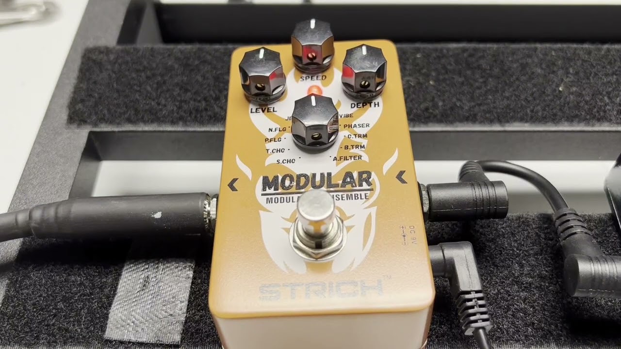 MODULAR 11 Mode Modulation Pedal   Electric Guitar Effects Review