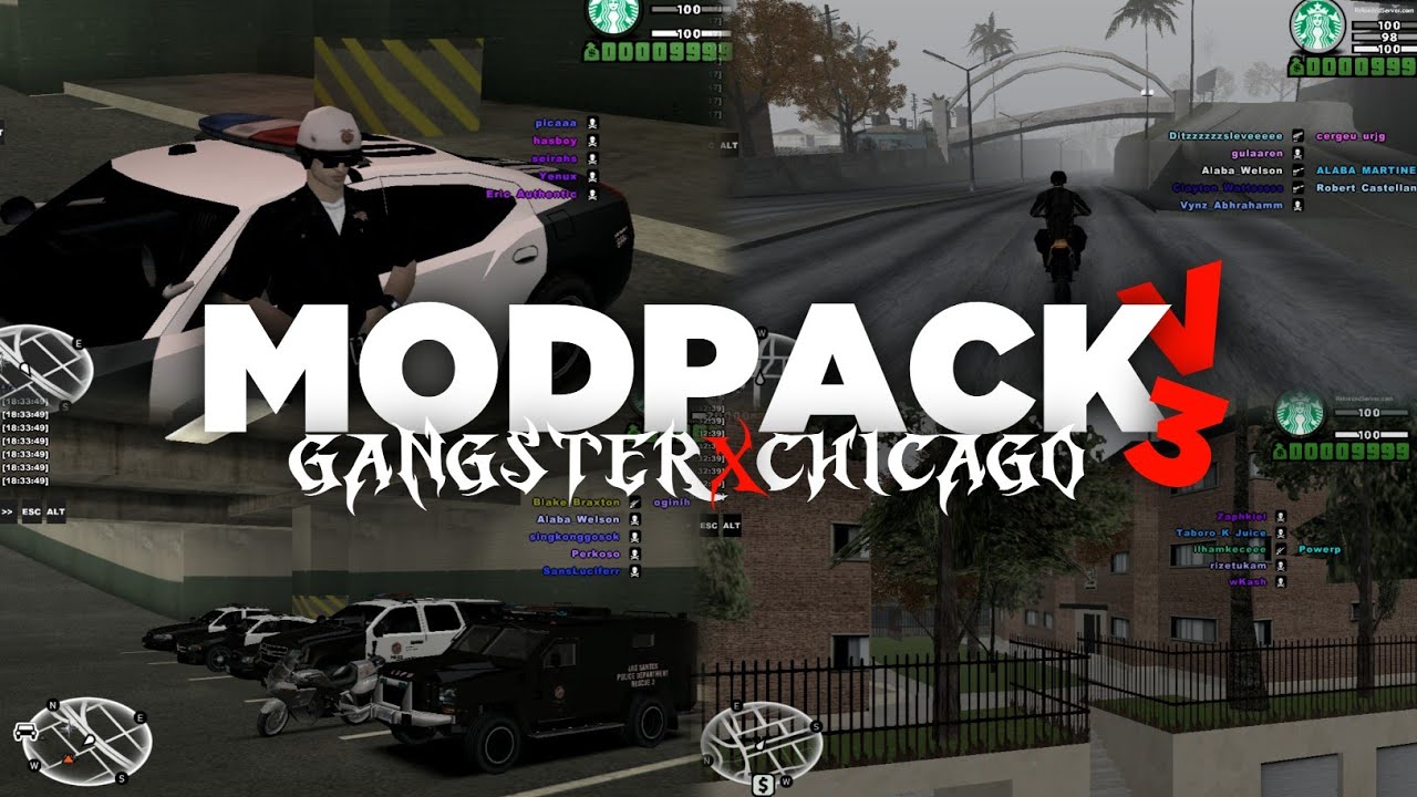 MODPACK GANGSTER LAIKS CHICAGO V3 | GTA SAMP MOBILE