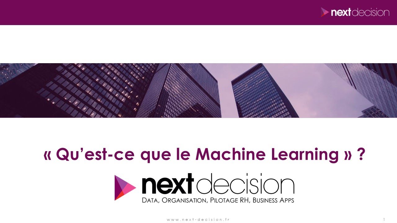 Qu'est-ce que le Machine Learning ?