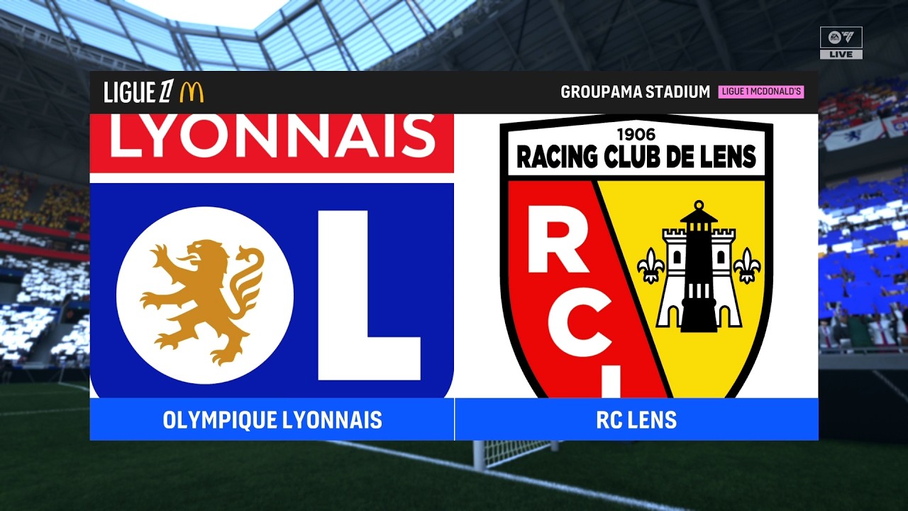 OLYMPIQUE LYONNAIS vs RC LENS | LEAGUE 1 | FC 26 | gameplay