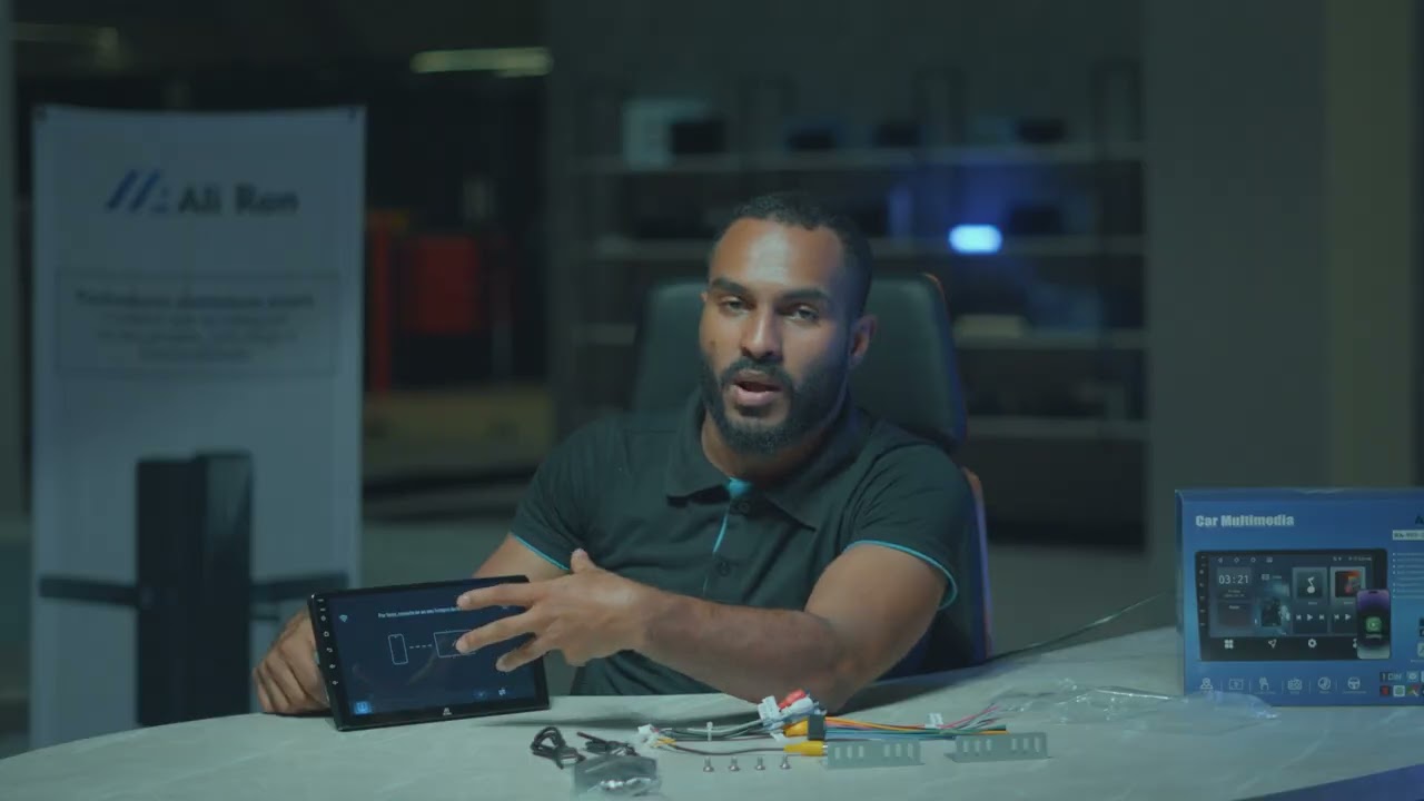 Central Multimídia Quadcore 9 RA-909 1 DIN Ali Ron | Tutorial de Configuração Completa