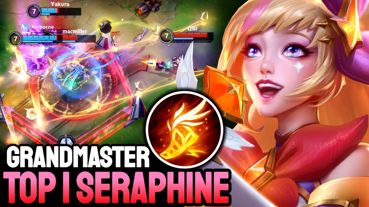 WILD RIFT SERAPHINE - TOP 1 SERAPHINE GAMEPLAY - GRANDMASTER RANKED