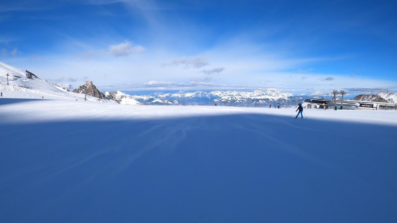 Piste Blue 1 & Red 11    Kitzsteinhorn/Kaprun Ski