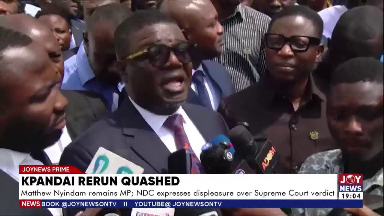 Cancellation of Kpandai Rerun: Nyindam remains MP, NDC expresses displeasure over SC's verdict
