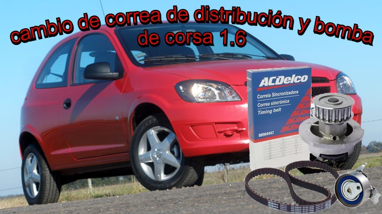 [paso a paso] cambio de correa distribución corsa motor 1.6 base