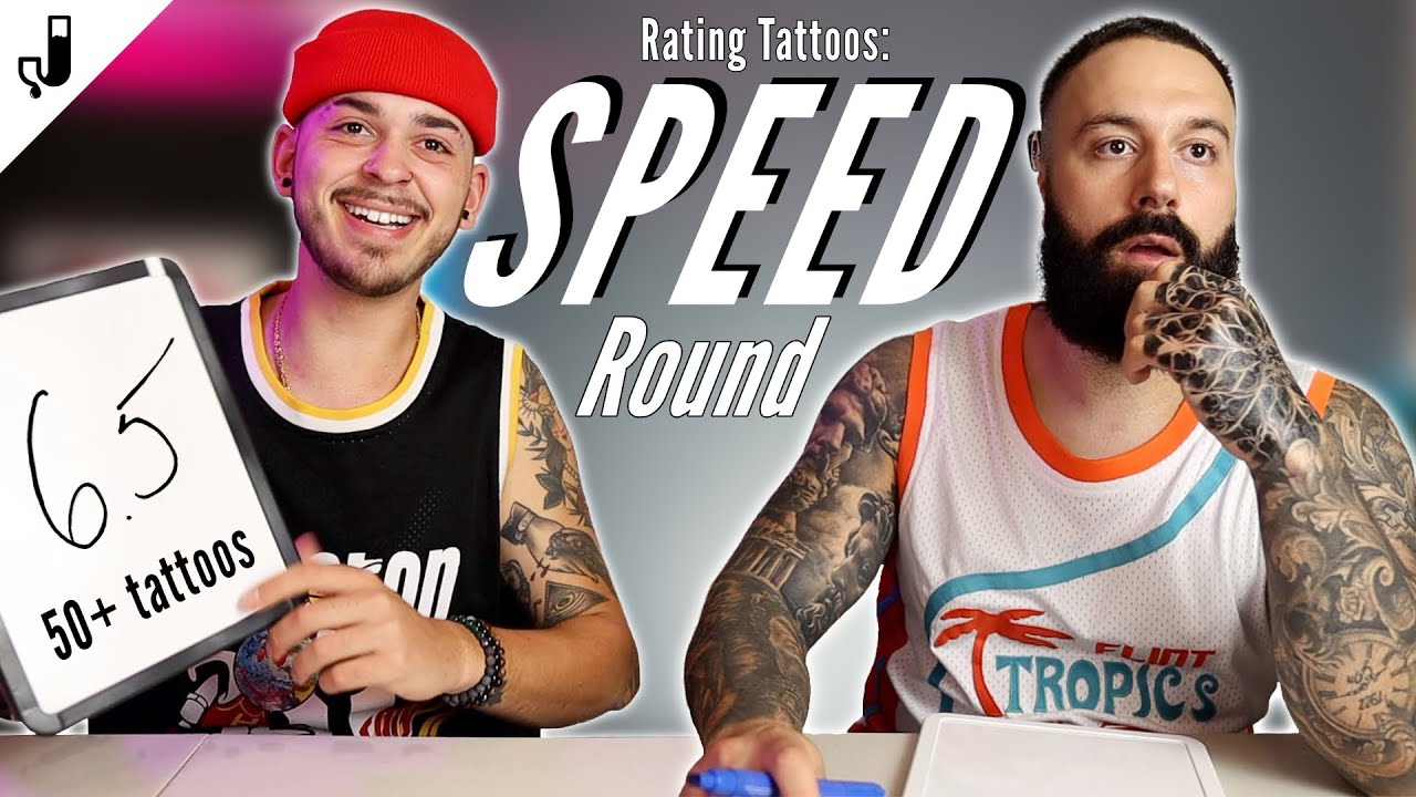 RATING Subscribers Tattoos: SPEED ROUND edition | 50+ tattoos
