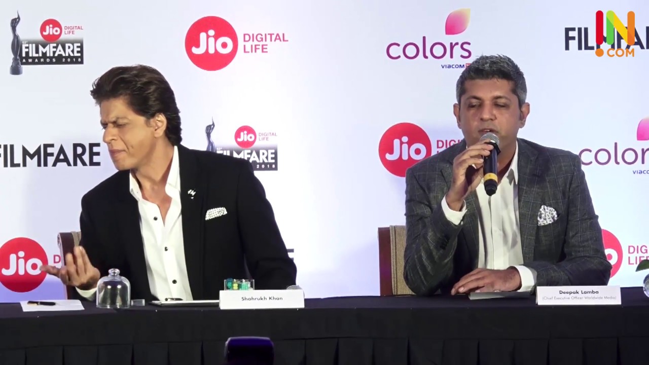 JIO Filmfare Awards Announcement with Shahrukh Khan