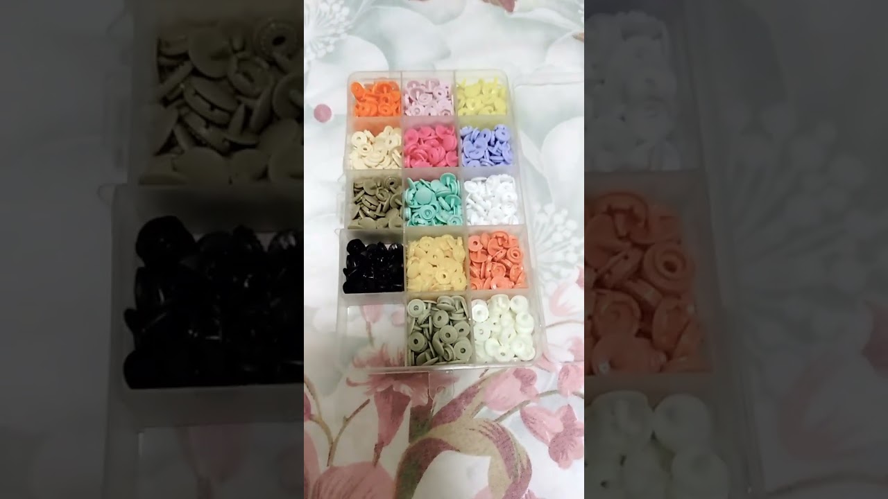 Refilling colorful buttons 🤗 #shorts #asmr #button #refill