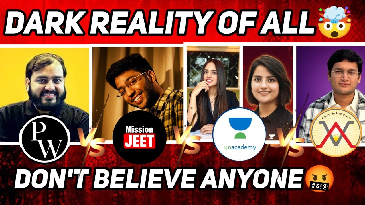 Pw vs Mission JEET vs Nishant Jindal vs Unacademy - Which Coaching is Best For JEE\NEET