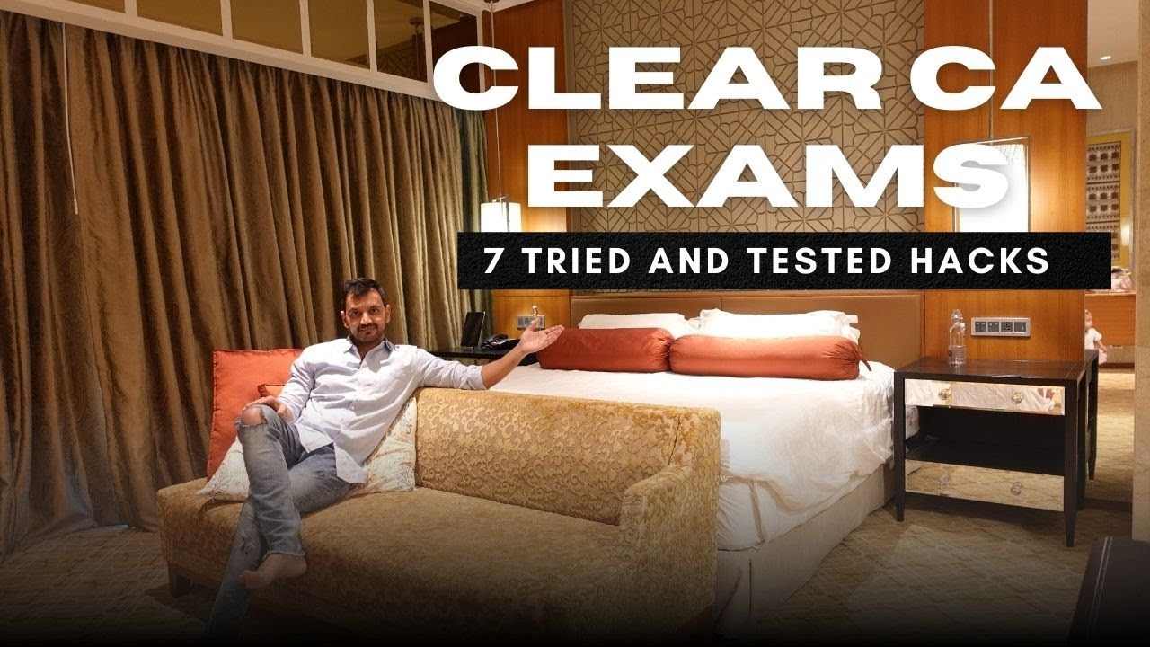 CA Exams in 20 days | How to clear in less time | 7 tried hacks to help you
