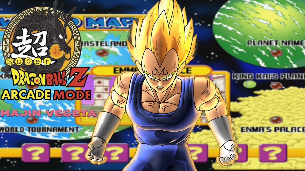 Super Dragon Ball Z Majin Vegeta Arcade Mode
