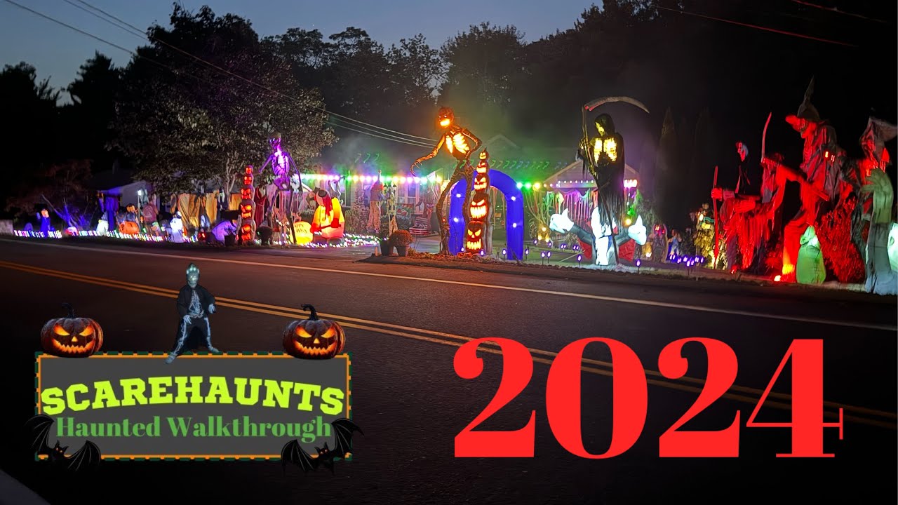 Full SCAREHAUNTS Walkthrough At Night 2024! (Update 2)