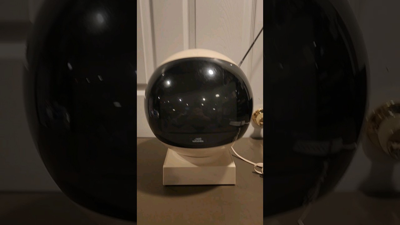 What is a JVC VideoSphere?? A 1970's Futuristic TV that is insanely Rare! #vintage #tv #jvc #70s