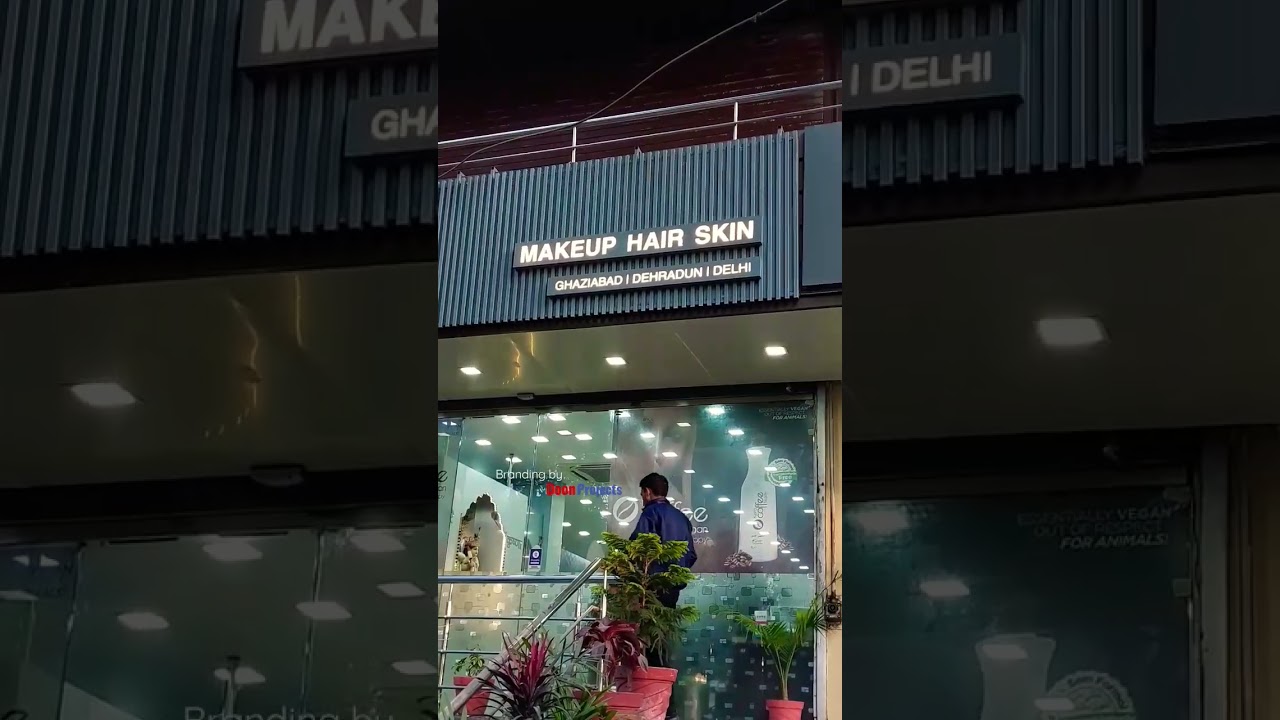 Her N Sir #LED Board installed in #Dehradun #louvers #acp #signage #elevation