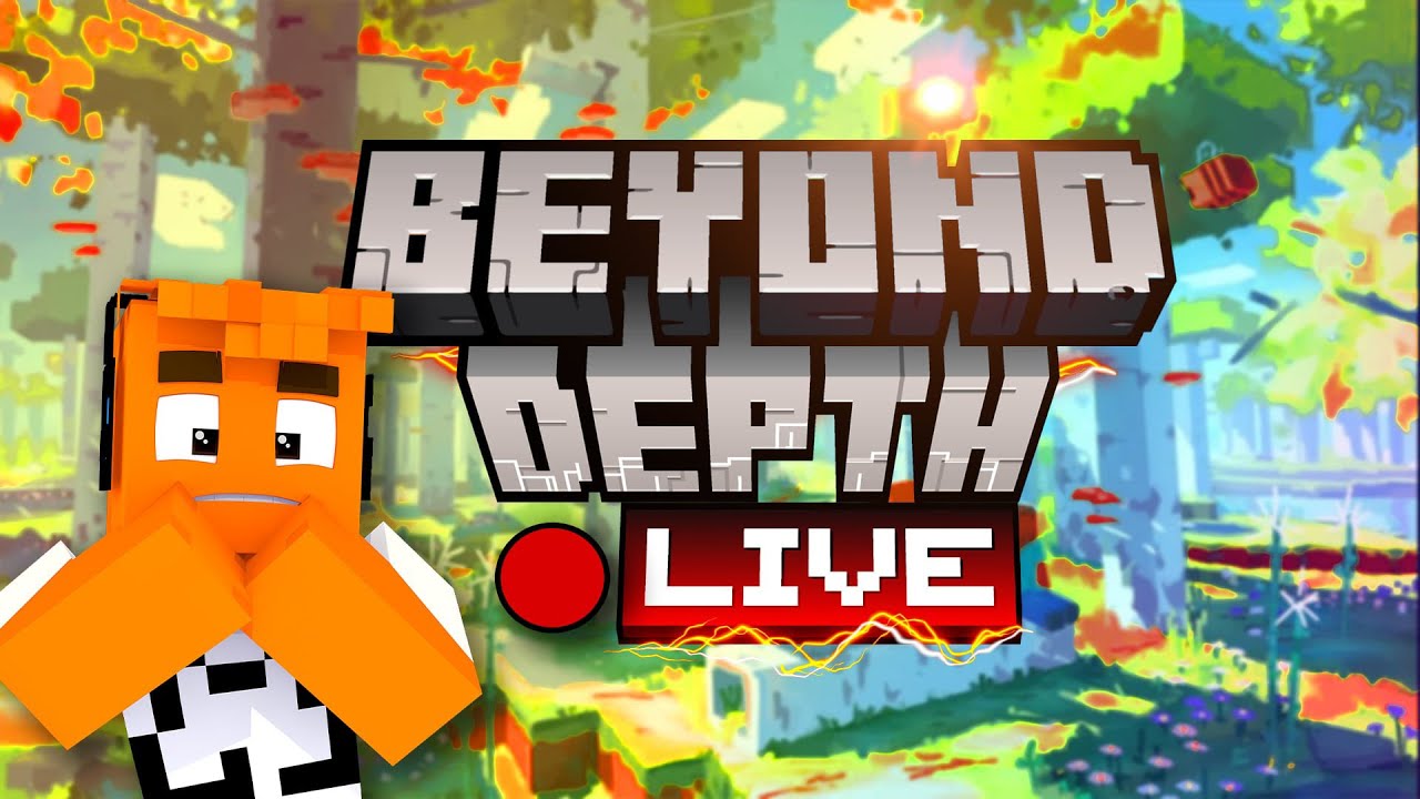 🔴 LIVE - Minecraft: BEYOND DEPTH | Live do 19:50!