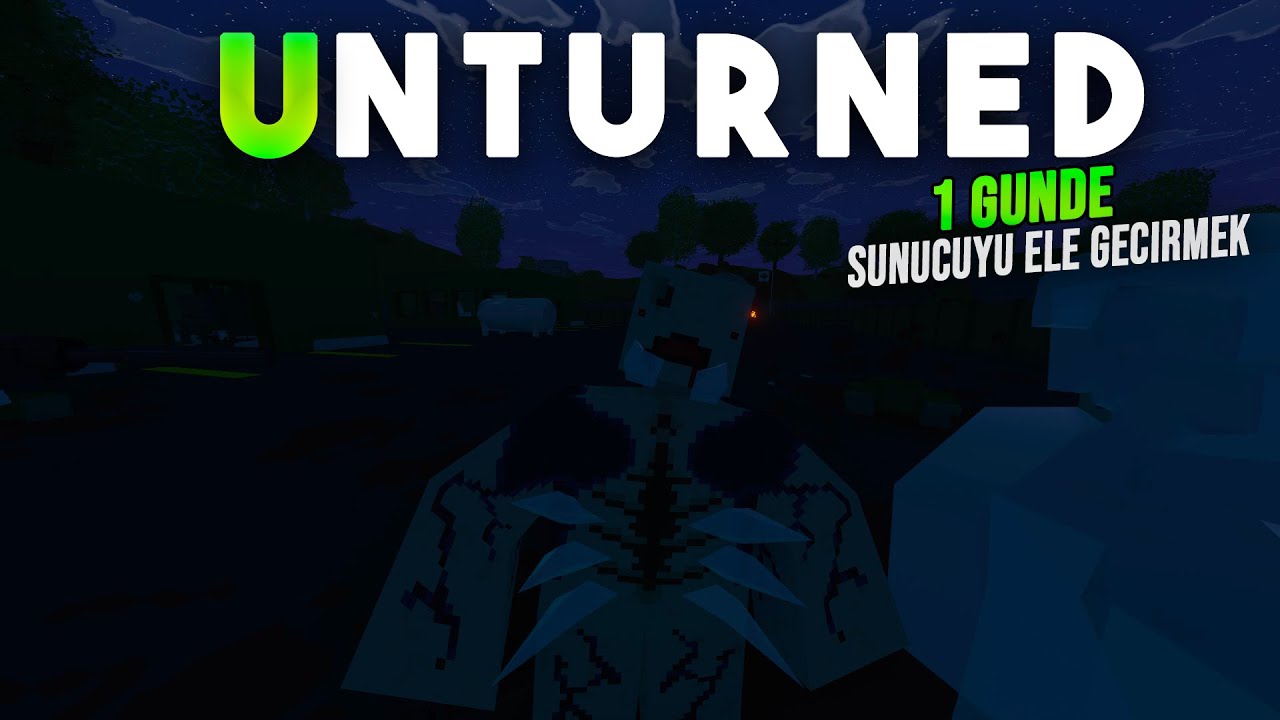 ÖLMEYEN DEĞİŞİK ZOMBİ! UNTURNED 1GÜNDE SUNUCUYU ELE GEÇİRMEK! 2/4