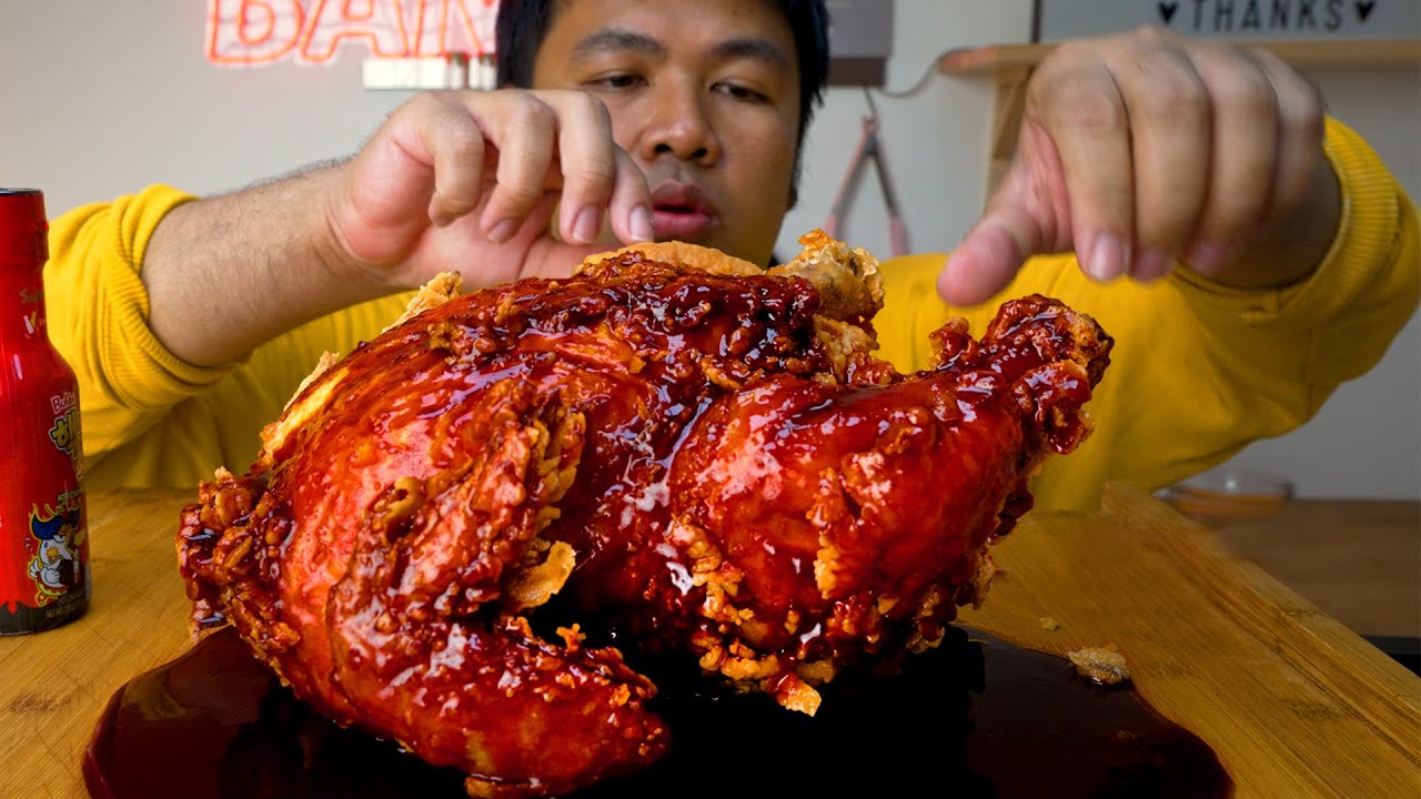ไก่ทอดทั้งตัว ซอสพริกเผ็ดเกาหลี KFC ก็ไม่มีขาย