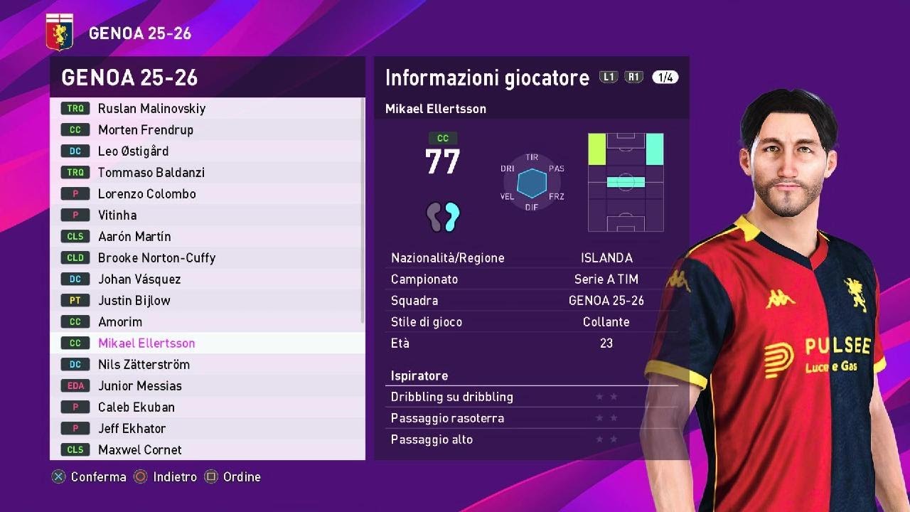 eFootball PES 2020 - Serie A 2025/26 - Anteprima