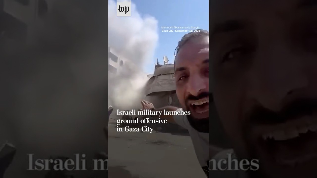 Israeli military launches ground offensive in Gaza City