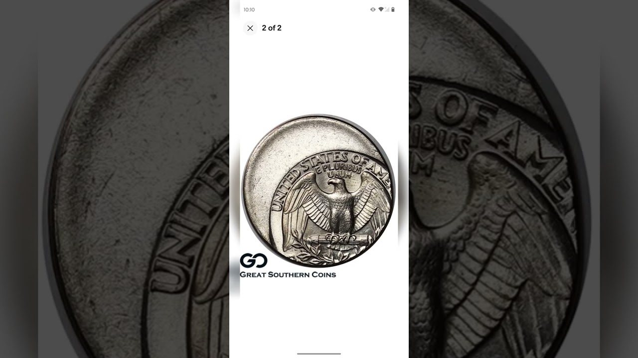 1995 Washington Quarter, Strike Error Off Center.  Value 300$+ based on condition