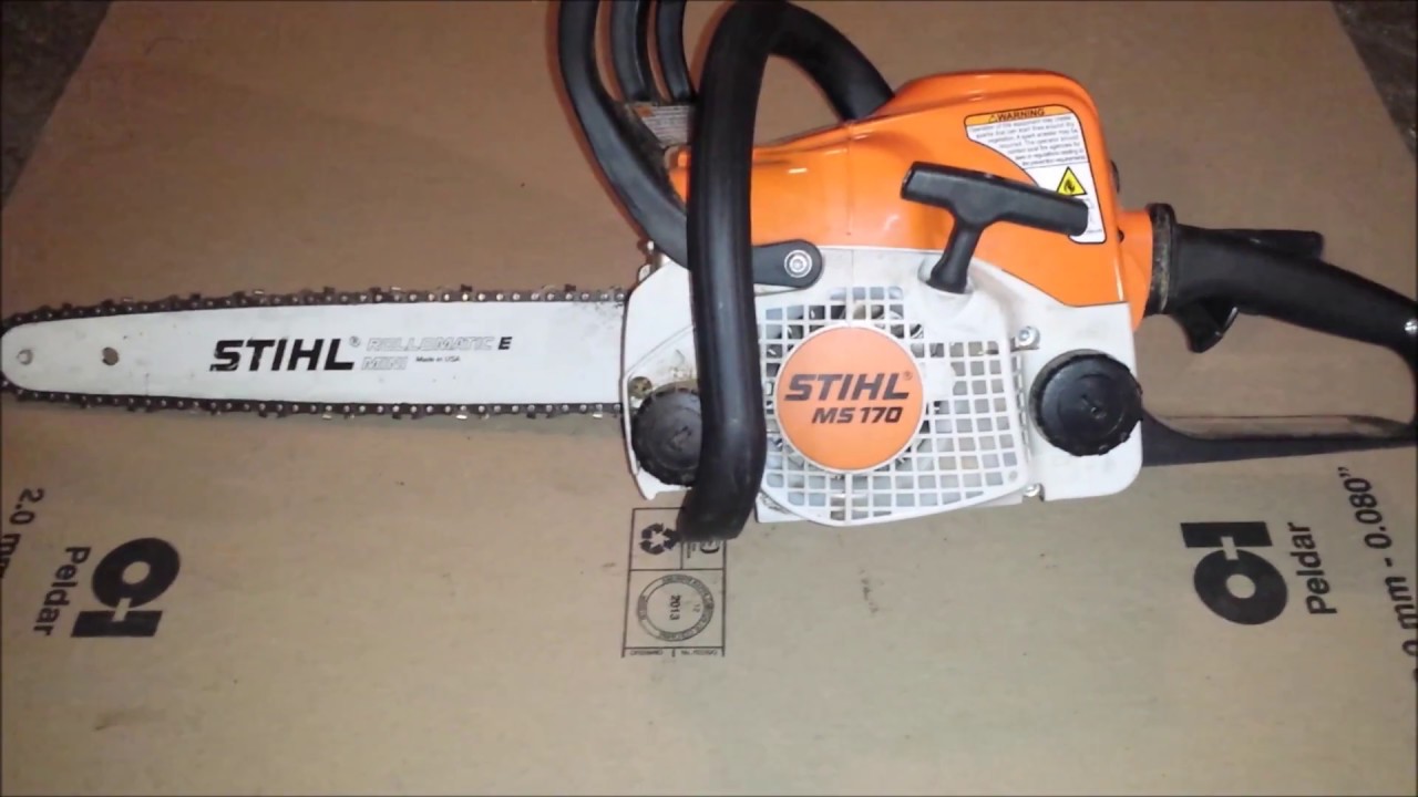 Chainsaw Bar and Chain smoking, crooked cut Repair fix