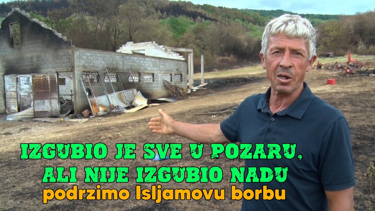 Izgubio je sve u požaru, ali nije izgubio nadu – podržimo Isljamovu borbu