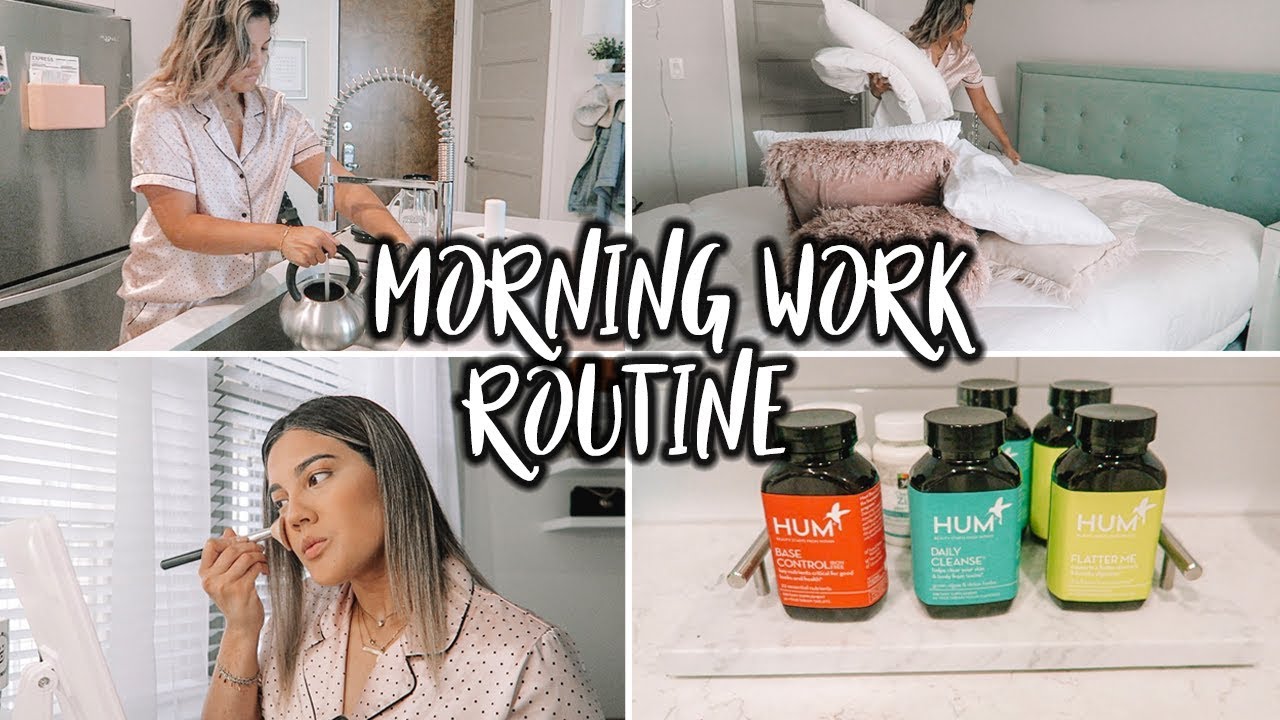 MY MORNING WORK ROUTINE + HUM Nutrition Giveaway!