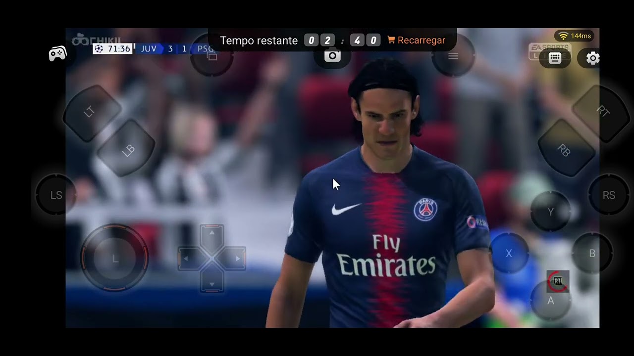 jogando fifa 21 do PS4 no android