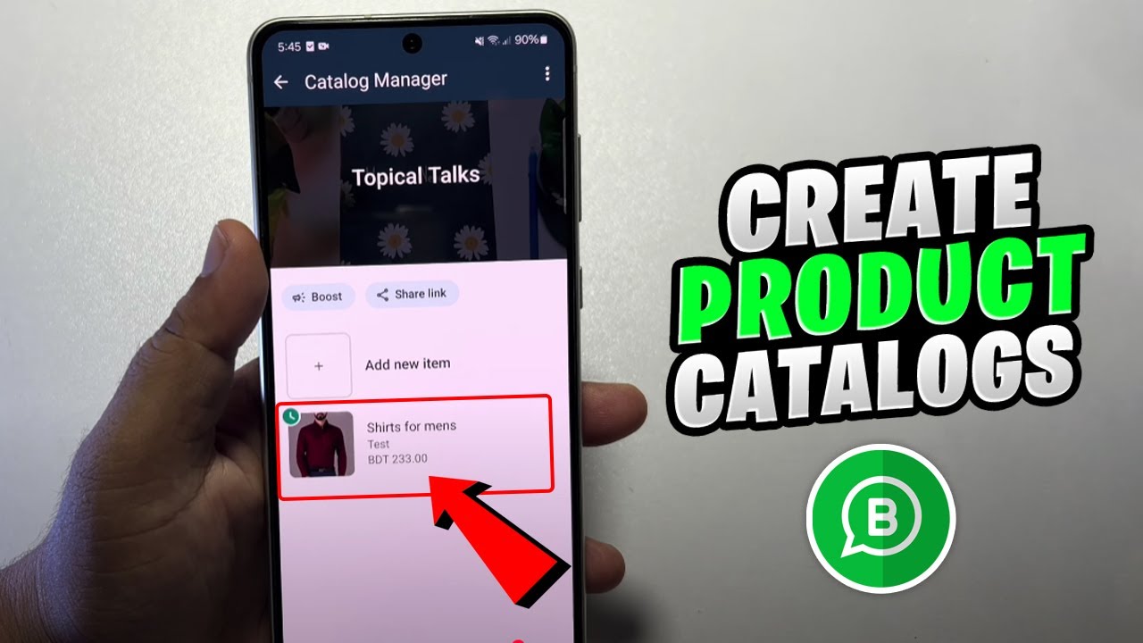 How to create product catalogs on WhatsApp Business