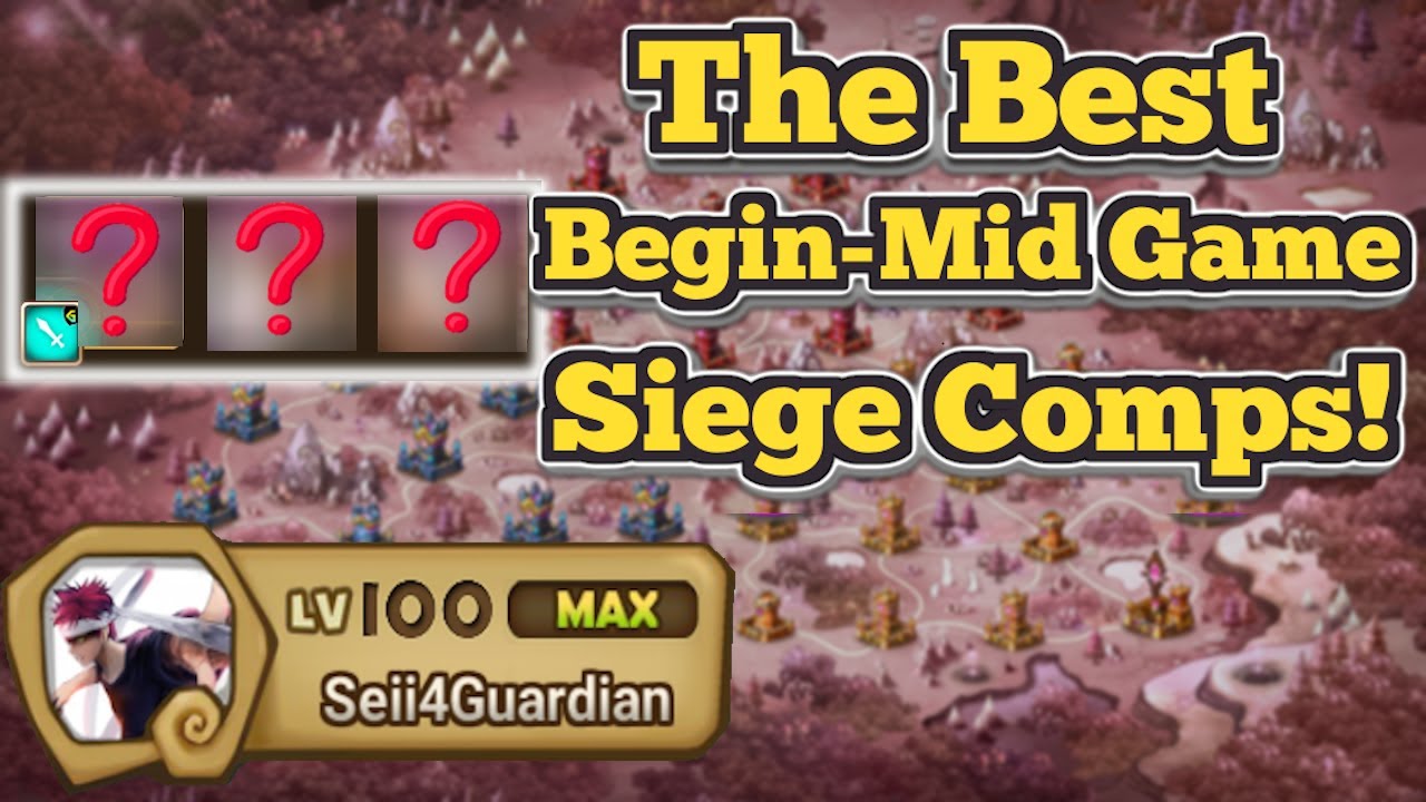 The Best Siege Comps for Early-Mid Game in Summoners War 2025 Beginner Account