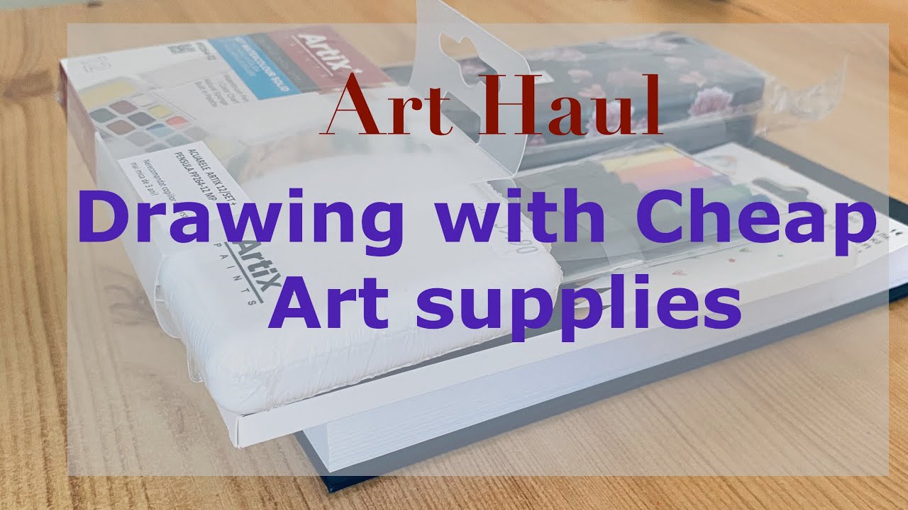 🫟 Art Haul From TEDi 🫟 Drawing With Cheap art supplies made for kids