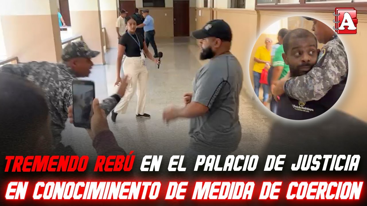 TREMENDO REBÚ EN PALACIO DE JUSTICIA DE SFM
