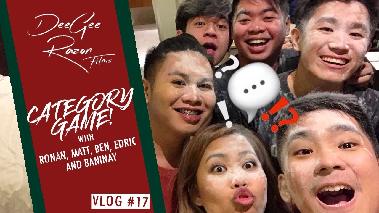 Category Challenge with Ronan, Matt, Ben, Edric and Baninay ( SINO MUKHANG ESPASOL ???! )