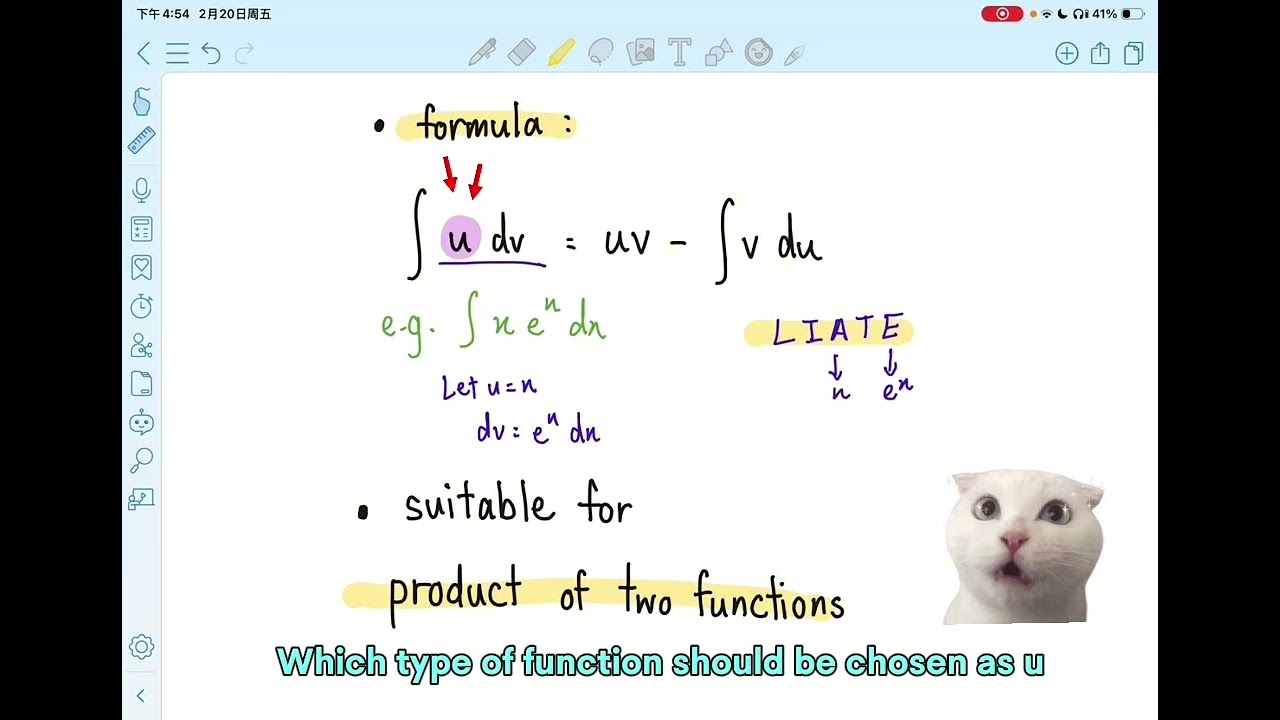 Methods of Integration (u-substitution & integration by-parts)