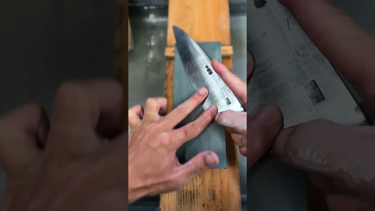 Restoring a Chipped Deba Back to Perfection! #repair #restoration #knifesharpening #restore